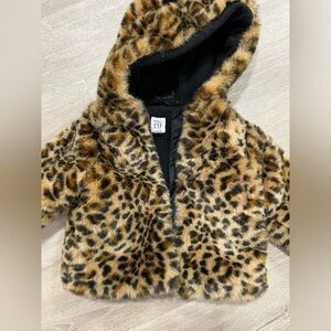 Baby Gap Leopard print coat size 12-18 months